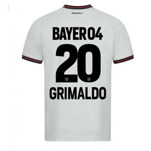 Bayer Leverkusen Alejandro Grimaldo #20 Gostujuci Dres 2023-24 Kratak Rukav